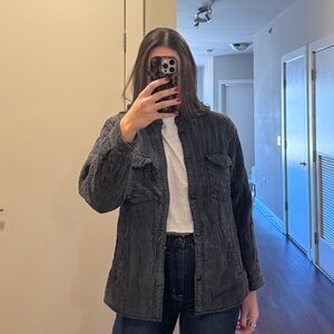 Blank NYC Quilted Jacket - Dark‎ Gray